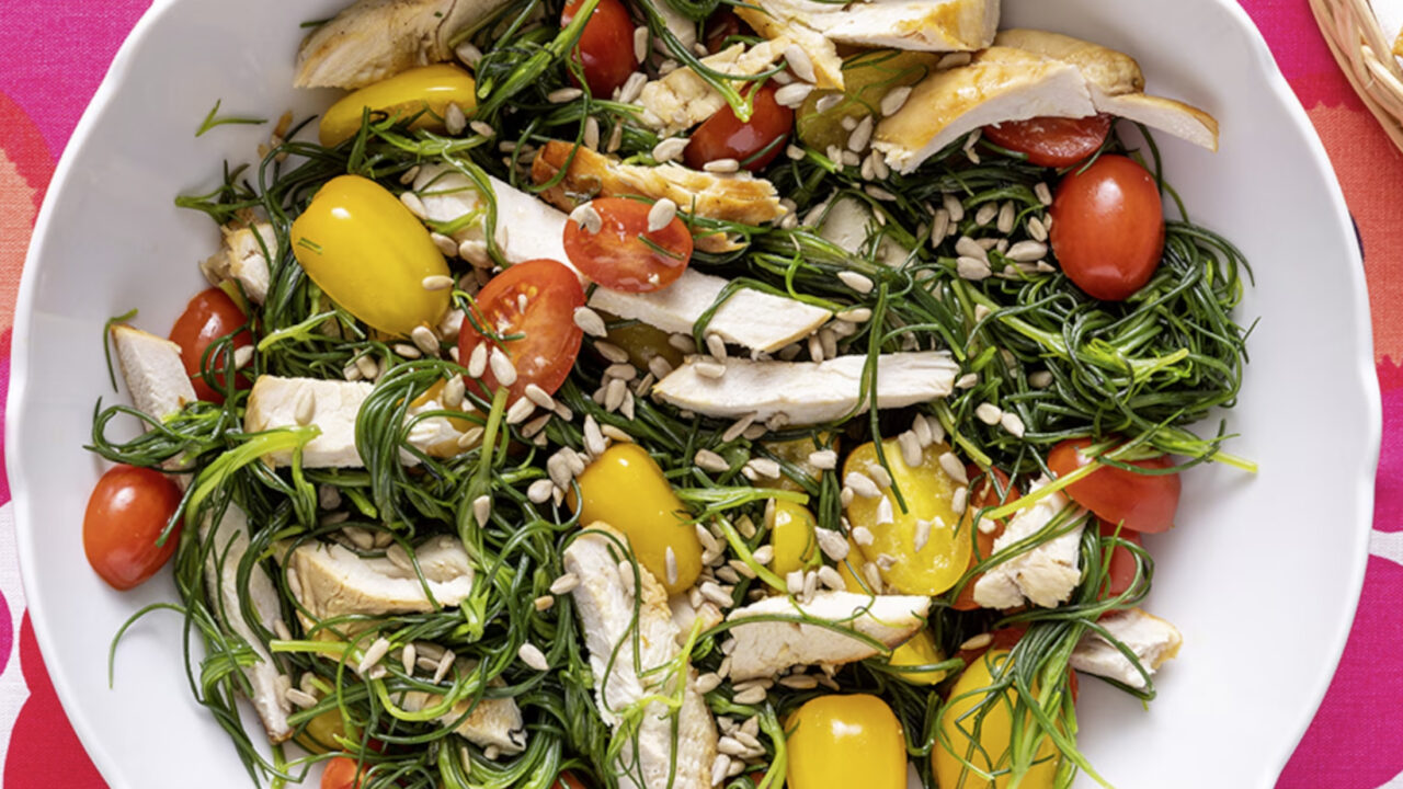 Menù di Primavera: insalata agli agretti